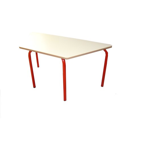 Table Lydie trapèze 120 x 60 x 60 cm T1 Rouge